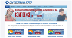 Desktop Screenshot of peaksports.com